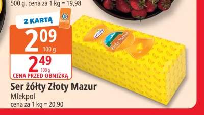 Ser żółty Złoty Mazur Mlekpol