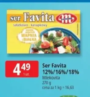 Ser Favita 16% Mlekovita +2 warianty