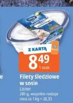 Filety śledziowe w sosie Lisner