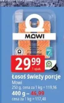 Łosoś świeży porcje Mowi