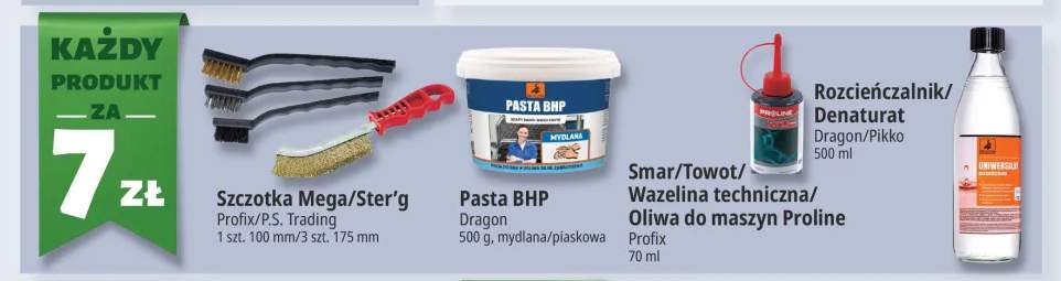 Szczotka druciana Mega Profix +9 wariantów