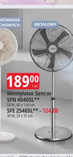 Wentylator stojący Sencor SFN 4040SL +1 wariant