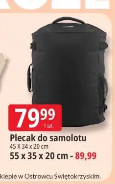 Plecak do samolotu 45x34x20 cm +1 wariant