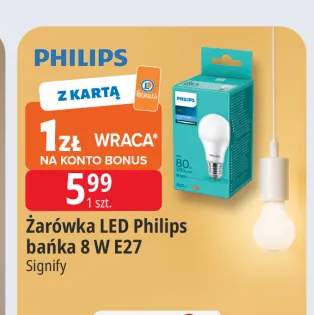 Żarówka LED Philips bańka 8W E27