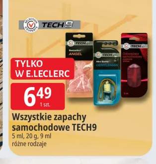 Zapach samochodowy TECH9 Saszetka Angel +3 warianty