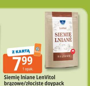 Siemię lniane LenVitol brązowe doypack Oleofarm +1 wariant