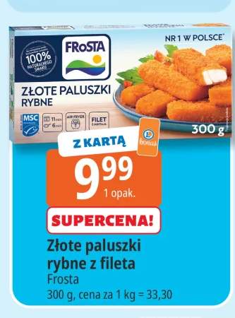 Złote paluszki rybne z fileta Frosta