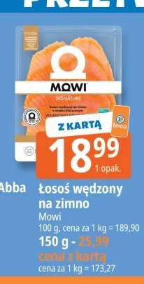 Łosoś wędzony na zimno Mowi 100 g