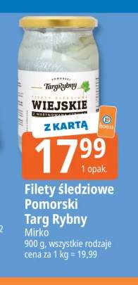 Filety śledziowe Pomorski Targ Rybny Mirko