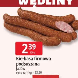 Kiełbasa firmowa podsuszana Jadów