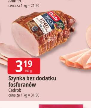 Szynka bez dodatku fosforanów Duda