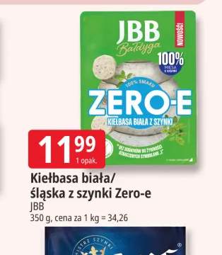 Kiełbasa biała z szynki Zero-e JBB Bałdyga +1 wariant