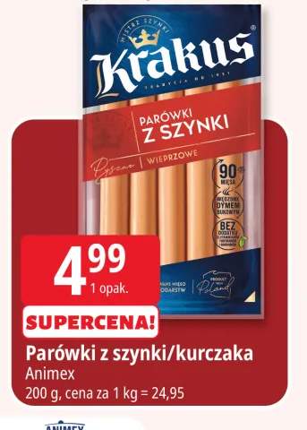 Parówki z szynki Krakus +1 wariant
