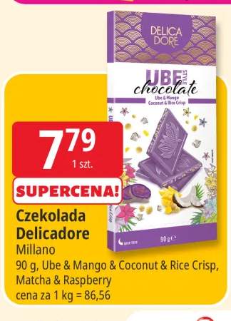 Czekolada Delicadore Ube & Mango & Coconut & Rice Crisp +1 wariant