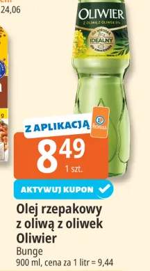 Olej rzepakowy z oliwą z oliwek Oliwier