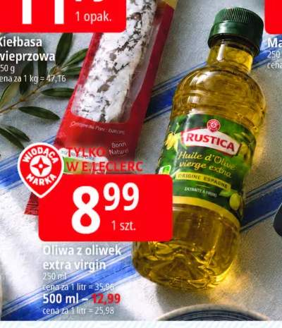 Oliwa z oliwek extra virgin Rustica