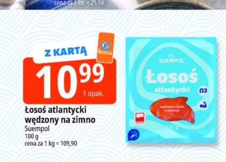 Łosoś atlantycki wędzony na zimno Suempol