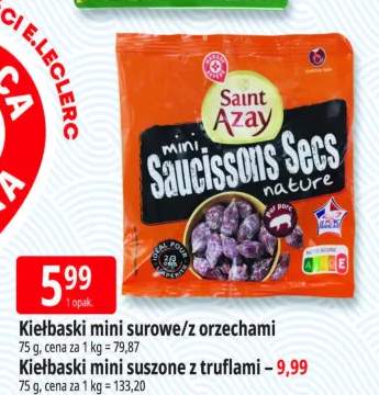 Kiełbaski mini surowe Saint Azay +2 warianty