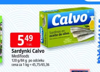 Sardynki w oliwie z oliwek Calvo