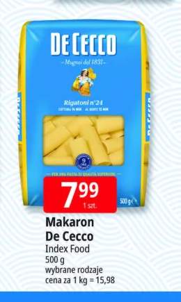 Makaron Rigatoni De Cecco