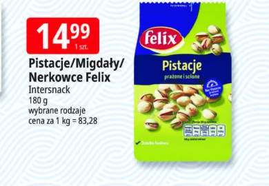 Pistacje prażone i solone Felix +2 warianty