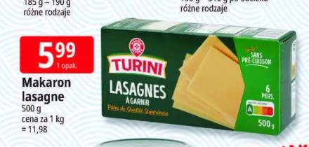 Makaron lasagne Turini