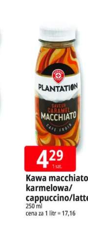 Kawa macchiato karmelowa Plantation +2 warianty