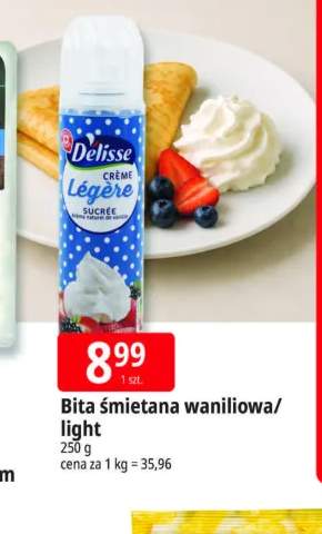 Bita śmietana waniliowa Delisse +1 wariant