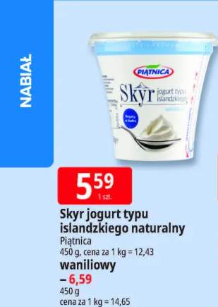 Jogurt typu islandzkiego Skyr waniliowy Piątnica +1 wariant