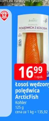 Łosoś wędzony polędwica ArcticFish Kohler