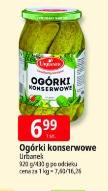 Ogórki konserwowe Urbanek