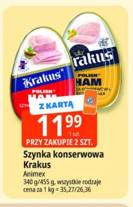 Szynka luksusowa Krakus +1 wariant