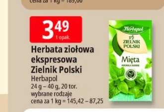 Herbata ziołowa ekspresowa Zielnik Polski Herbapol