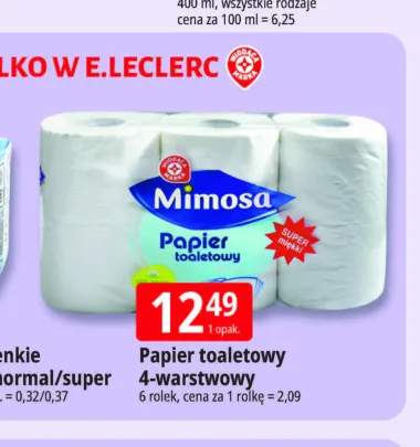 Papier toaletowy 4-warstwowy Mimosa