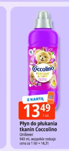 Płyn do płukania tkanin Coccolino