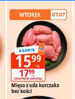 Mięso z uda kurczaka bez kości