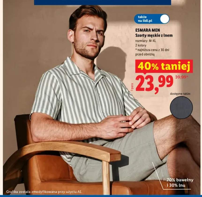 szorty męskie