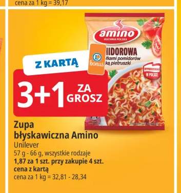 Zupa błyskawiczna Amino Pomidorowa