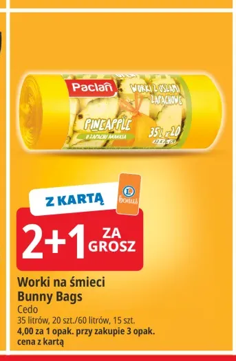 Worki na śmieci Bunny Bags Paclan 35 l