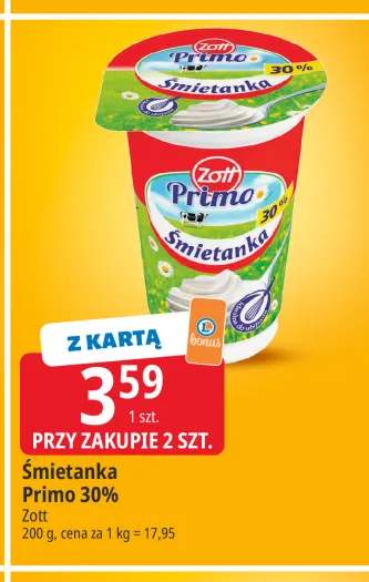 Śmietanka Zott Primo 30%