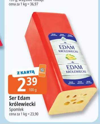 Ser Edam królewiecki Spomlek