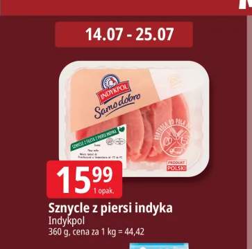 Sznycle z piersi indyka Indykpol