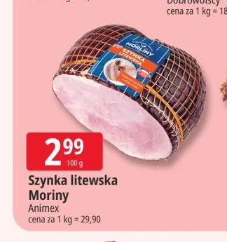 Szynka litewska Moriny Animex