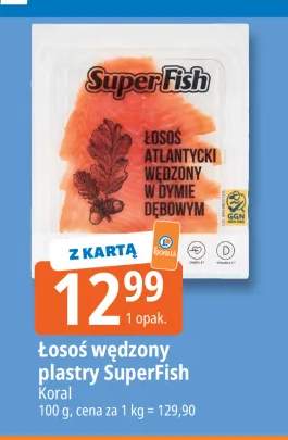 Łosoś wędzony plastry SuperFish