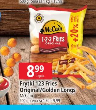 Frytki 123 Fries Original McCain +1 wariant