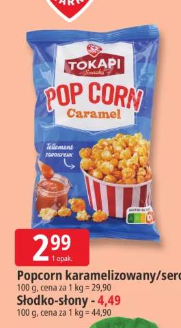 Popcorn karamelizowany Tokapi +2 warianty
