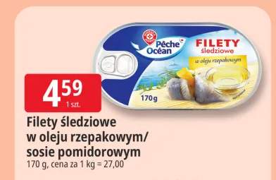 Filety śledziowe w oleju rzepakowym Pêche Océan +1 wariant