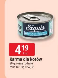Karma dla kotów Les Exquis z tuńczykiem i krewetkami