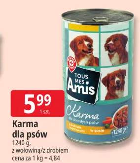 Karma dla psów z wołowiną w sosie Tous Mes Amis +1 wariant