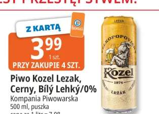 Piwo Kozel Lezak +2 warianty